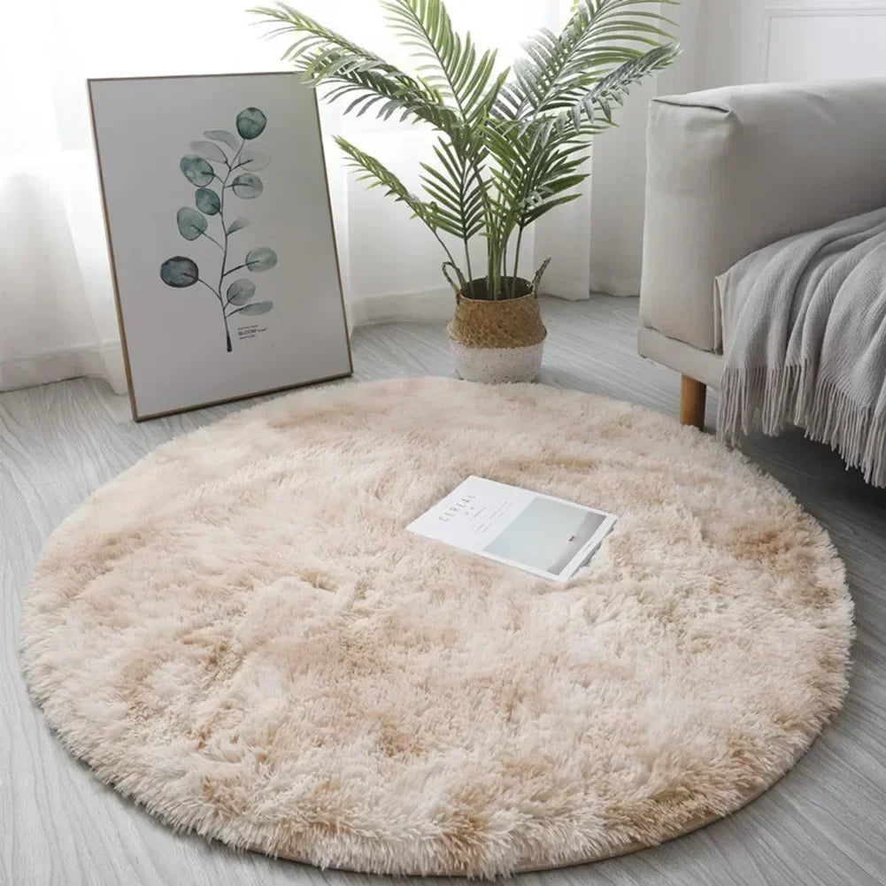 Fluffy Round Kids Shaggy Rug