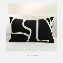 Embroidered Lumbar Pillow Cover