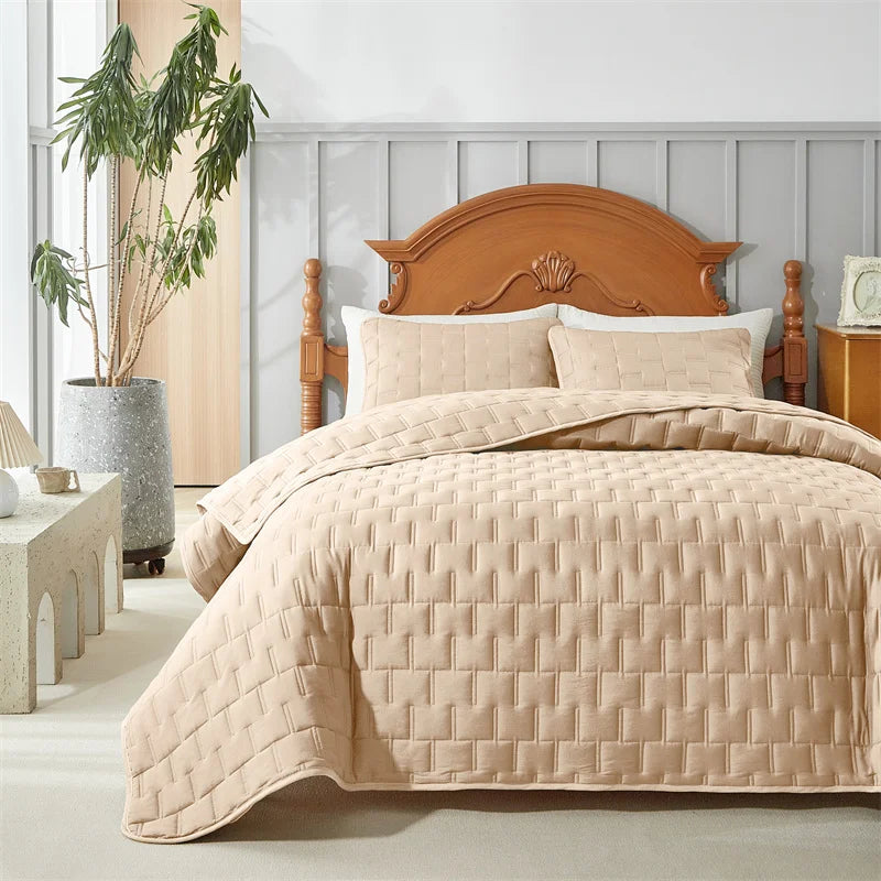 Soft Quilted Coverlet Set