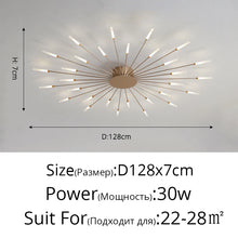 Firework LED Ceiling Chandelier