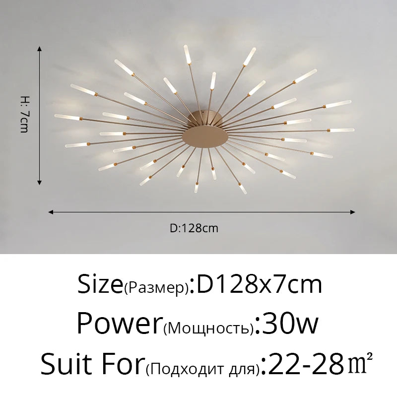 Firework LED Ceiling Chandelier
