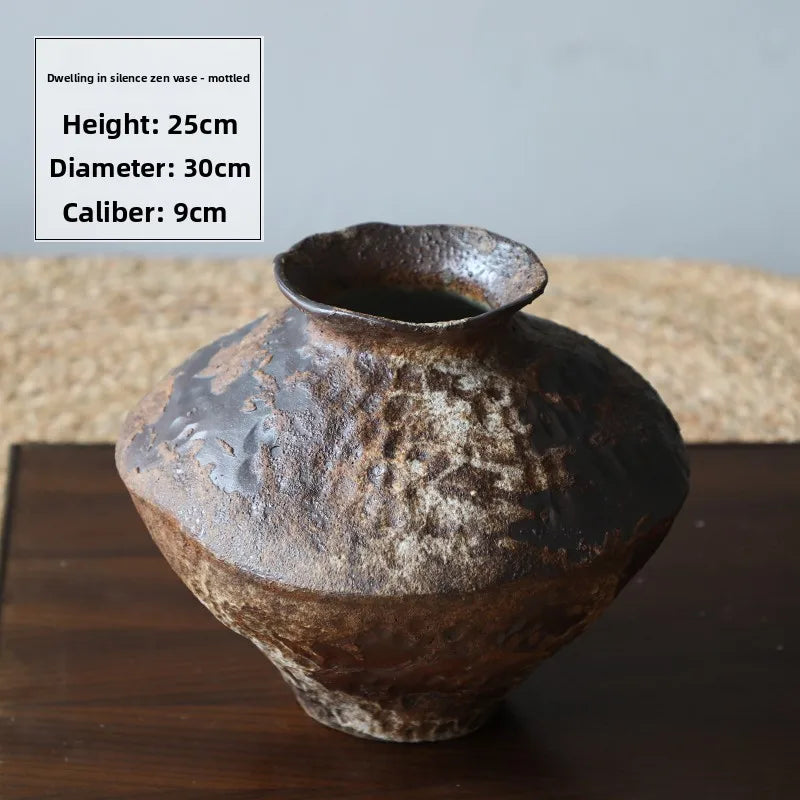 Wabi-Sabi Zen Ceramic Vase