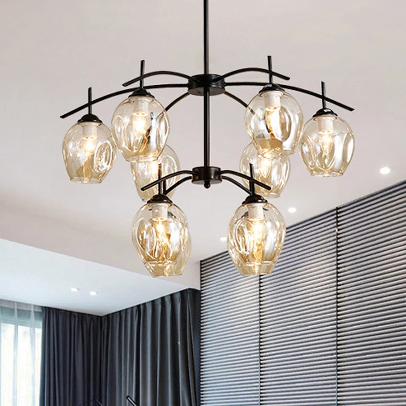 Nordic Glass Bubble Chandelier